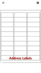 Shop avery 5160 at target™. 300 Avery 5160 8160 Shipping Address Labels 30 Per Sheet 10 Sheets 72782051600 Ebay