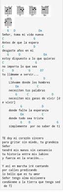 Senor Toma Mi Vida Nueva Letra De Cantos Catolicos Letras Y Acordes Canciones Catolicas