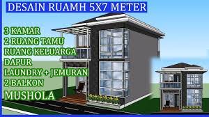 Baik, demikianlah berbagai info bermacam desain rumah dan denah rumah yang dapat admin berikan. Desain Rumah Mungil 5x7 Meter 2 Lantai Terlihat Sempurna Bisa Selangkap Ini Youtube
