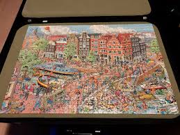 Experts say that challenging puzzles activate new parts of your brain to help you solve them. 1000 Pieces Puzzles King Amsterdam Kings Day Jigsaw Puzzle Jigsaw Puzzles Toys Games Puzzles