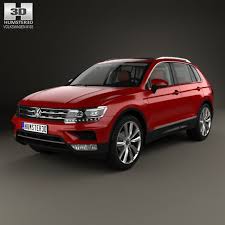 Volkswagen Tiguan With Hq Interior 2015 Volkswagen Car 3d Model Car