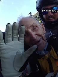 98-year-old man celebrates birthday by skydiving