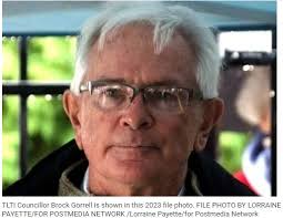 April 14/25 post This is coucillor Walma talking about Andrew  Chomentowski's letter of resignation from the mayor's golf tournament...  and I am absolutely shocked that Walma said they only reason they were