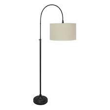 Allen Roth 76 5 In Bronze Downbridge Floor Lamp At Lowes Com Floor Lamp Lamp Allen Roth