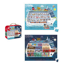 Whether the skill level is as a beginner or something more advanced, they're an ideal way to pass the time when you have nothing else to do like waiting in an airport, sitting in your car or as a means to. Janod X 2 Puzzles Cruise Ship 100 And 200 Pcs Multicolor Kidinn