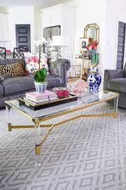 Product title aoryvic 4 inch pyramid acrylic furniture diy legs clear glass bookcase feet for coffee table end tables sideboard buffets footstool cabinet bed pack of 4 average rating: 5 Chic Glam Coffee Table Decor Ideas Monica Wants It