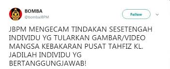 Check spelling or type a new query. Henti Sebar Gambar Dan Video Mangsa Kebakaran Di Pusat Tahfiz