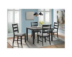 If you want you dining chairs to better fit a table's height, subtract the idea height of your chair from its current height to determine the right size for your raisers. Overstock Furniture Martin Grey Dining Table 4 Chairs Standard Height Sets Dining