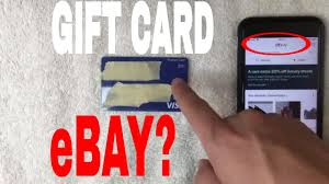 Ebay discourages the use of offline transactions, including payments made via moneygram, western union or gift cards. Can You Use A Visa Gift Debit Card On Ebay Youtube