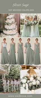 Sliver Sage Wedding Color Ideas Inspirations Wedding Weddings Weddingideas Weddinginspirations Weddingcolor Sliversagewedding Bridesmaiddress Bridesma
