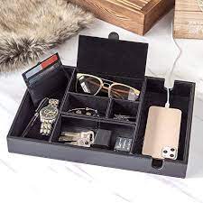 Mele & co ricardo personalized charging dresser top mens valet box, custom engraved accessory, jewelry and electronics organizer for men. Pin On T2