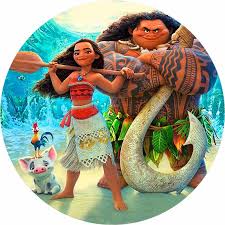 Walt disney animation studios prezentuje film vaiana: Fotograficzny Oplatek Na Tort Vaiana Skarb Oceanu Vai 13 27