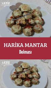 Harika Mantar Dolmasi Leziz Yemeklerim Yemek Tarifi Yemek Leziz Yemek Mantar Dolmasi