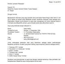 Maybe you would like to learn more about one of these? Contoh Surat Lamaran Kerja Guru Smp Contoh Surat