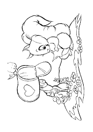 Coloriage mandala amour coeur st valentin adulte. Coloriage Ecureuil Saint Valentin Sur Hugolescargot Com