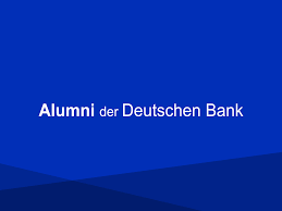 Login screen appears upon successful login. Deutsche Bank Case Study Alumnii