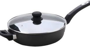 Icook 28 Cm Non Stick Saute Frying Pan Lid Click Here For More Details Frying Pan Best Cooker Pan