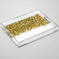 Maybe you would like to learn more about one of these? Acrylic Serving Tray Glam White Gold Glitter Ombre By Rose Gold Medium 15 1 2 X 12 Society6 From Society6 Accuweather Shop