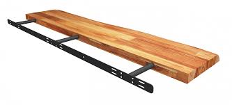 Plenty of space for all the toiletries and free samples you've accumulated. Afloat Wall Mounted Floating Shelf Solid Acacia Wood With Exposed Natural Edge 47 X 10 Holds Up To 22lbs Golden Teak