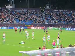 10 goals from the norwegian helped the defending champions earn ehf champions league. File Uefa Women S Champions League Final Kyiv 2018 068 Jpg Wikimedia Commons