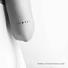 Fases de la luna tatuaje. Pequenos Tatuajes Tatuaje Temporal De Las Fases Lunares Compralo