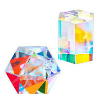 Amazon.com: Prisma óptico facetado cristal de color y prisma ...