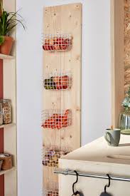 Un Panier Diy Pour Les Fruits Et Legumes Panier Mural Decor De Cuisine De Ferme Panier De Fruits
