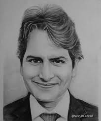 Sketch of a great #journalist and editor-in-chief of #ZeeNews  @sudhirchaudhary ...🙏😊 ---- The whole India is with you sir  @sudhirchaudhary ..🙏😊 ---- #SudhirChaudhary #JihadVsZee #jihaadvszee #zee  #isuportsudhirchaudhary #art #sketch #Pencildrawing ...