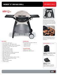Chart guidelines were developed using weber. Weber Q 300 Gas Grill Manualzz