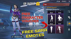 New Trick To Get All Sara Emotes And Outfit Free In Pubg Mobile How To Unlock Sara Emotes Youtube