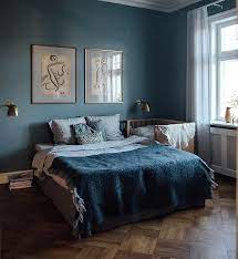 Astrid The Nordroom On Instagram A Moody Blue Bedroom Is Always A Good Idea If You Re More Into Pink You Should Head To My Blog For A Small Dus Mobler