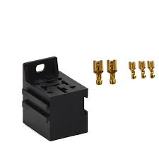 A wide variety of 5 pin relay socket options are available to you Britax 50 80a 5 Pin Relay Connector Socket Mounting Block Autoelec Com Au
