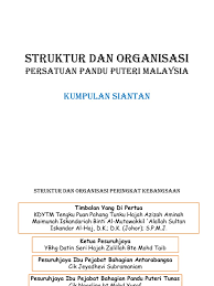 Tamat sudah projek fyp ni. Struktur Dan Organisasi Persatuan Pandu Puteri Malaysia