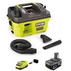 18V ONE  LINK Cordless 3 Gal  Wet Dry Vacuum Kit with 4 0 Ah Battery and 18V Charger PCL734K RYOBI