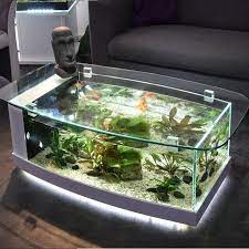 Top 40 Amazing Aquarium Coffee Table Design Ideas To See More Visit Akvaryumlar Akvaryum Dekorasyon