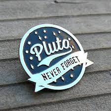 Pluto Enamel Pin This Is For Those Of You Who Remember There Being 9 Planets In The Solar System Enamel Pins Pin And Patches Cute Pins