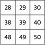 free printable number chart 1-50 from toytheater.com