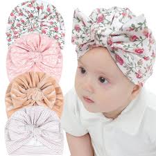 How To Make A Bow Hat For Newborn Tisoloow Unisex Newborn Hats & Mittens  Set, Soft Cotton Beanie Caps, One Size, 6 Pack Newborn Hat With Bow