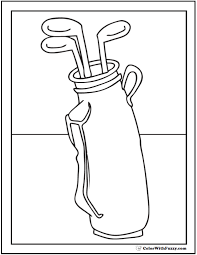 Golfers, caddies, carts, and more. Golf Coloring Pages Customize And Print Pdf