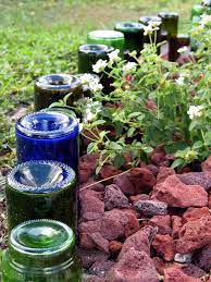 Oct 21, 2016 · next use the black permanent marker pen to decorate and label each bottle. Use Empty Wine Bottles In The Garden 20 Clever Ideas Interior Design Ideas Ofdesign