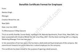 How to write bonafide certificate application,/application for bonafied certificate for scholarship/ngl tamil education/bonafide. Bonafide Certificate Format For Employee Employment Certificates Doc