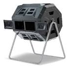 Composter with Two Chambers Tumbling