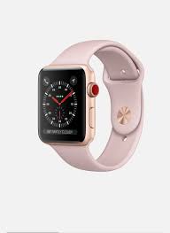 Apple Watch Series 3 Gps Cellular 42mm Gold Aluminum Case With Pink Sand Sport Band Buy Apple Watch New Apple Watch Apple Watch