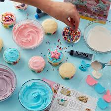 Kid S Cupcake Kit Diy Lish Gummy Friends Cake Decorating Kits Kid Cupcakes Kid Diy Desserts