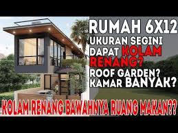 Berikut lima desain kolam renang mini di rooftop yang modern dengan gaya yang estetik, apa saja? Desain Rumah 6x12 Punya Fasilitas Hotel Bintang 5 Kolam Renang Pribadi Youtube Kolam Renang Rumah Desain Rumah