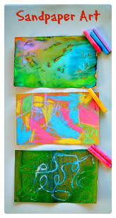 3 Simple And Engaging Ways To Create Beautiful Art With Sandpaper Easy Kids Art Projects Art Activities For Kids Sand Paper Art Toddler Art