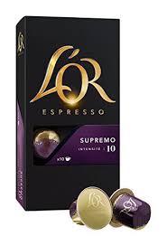 Coffee drinkers with nespresso machines can buy their capsules from a variety of different sources, this includes the following stores L Or Espresso Cafe Supremo Intensite 10 50 Capsules En Aluminium Compatibles Avec Les Machines Nespresso Lot De 5x10 Capsules Epicerie Au Meilleur Prix Capsule Coffee Machine Coffee Capsules Food Packaging Design