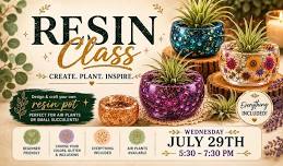 Epoxy Resin Art Class – Creative Night Out