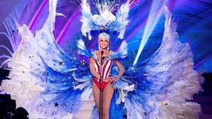 The national costumes of the miss universe pageant garner a lot of conversation for being over the top and unabashedly in love with a theme. Miss Usa Nia Sanchez Glows In National Costume At Miss Universe 2015 Youtube