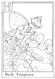 Beautiful fairy coloring pages for your little one. Alphabet Fairy Herb Coloring Pages Fairy Coloring Pages Fairy Coloring Coloring Pages